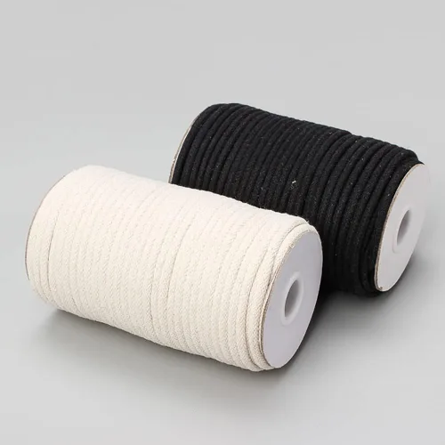 Vista 7 de Cuerda de algodón de 0.197 in, cuerda de macramé de 0.197 in x 50 yardas, cuerda de algodón para macramé, hilo de macramé para manualidades
