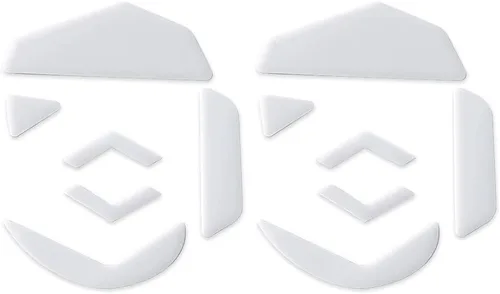 Vista 10 de HUYUN 2 juegos de almohadillas para mouse Logit G403/G603/G703 con bordes curvos redondeados blancos compatibles con mouse Logit G403/G603 Para Logi