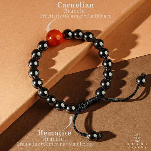 Vista 87 de Pulseras de cristal curativo para mujeres y hombres, espiritual, energía positiva y equilibrio, pulseras de cuentas de cristal natural hechas a mano