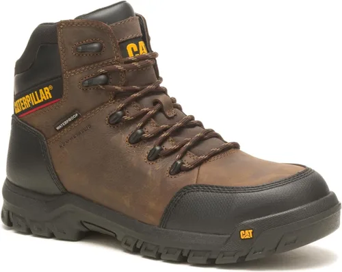 Vista 3 de CAT Botas impermeables de punta compuesta para hombre Marrón (Seal Brown)