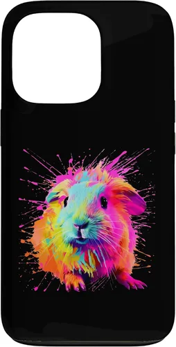 Vista 10 de Splash Paint Guinea Pig Furry Potato Lovers Case for iPhone 16