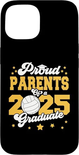 Vista 6 de iPhone 16 Parents of a 2025 Graduate Prom Graduation 25 VolleyBall Case