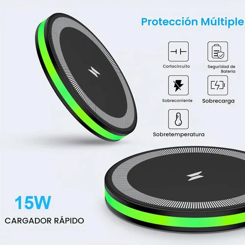 Vista 3 de Cargador inalámbrico de carga rápida, estación de carga Android, cargador de teléfono inalámbrico para Android Samsung Galaxy S25 Ultra S25 Plus S25
