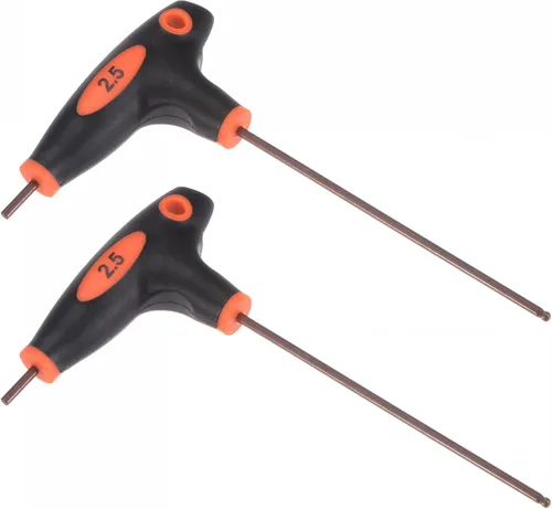 Vista 12 de uxcell Llave hexagonal de extremo de bola de 0.079 in, llave inglesa con mango en T, acero métrico S2 2 piezas