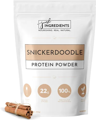 Vista 26 de JUST INGREDIENTS Chai Proteína en polvo – Mezcla de 30 porciones con suero 100% alimentado con pasto y proteínas vegetales orgánicas – Sabor cálido