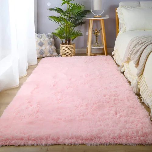 Vista 7 de Alfombra redonda beige para dormitorio: alfombra suave y esponjosa de 4 x 4 pies para sala de estar, alfombra redonda de felpa peluda