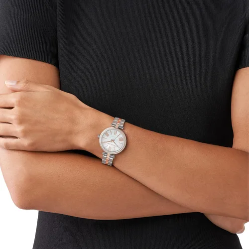 Vista 4 de Michael Kors Maci Reloj de tres manecillas de acero inoxidable
