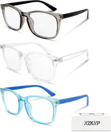 Vista 10 de NZKNP Blue Light Glasses for Woman Men,Blue Light Blocking Glasses,Clear Glasses