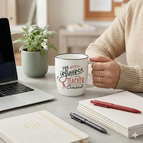 Vista 6 de ELEGANTPARK Regalos para Maestros para Regalos de Agradecimiento a Maestros para Mujeres Taza de Café Cumpleaños San Valentín Graduación Acción