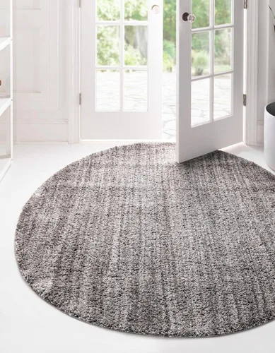 Vista 30 de Unique Loom Shaggy Chic Collection Alfombra de área, lanudo (2' x 3' 1", rectangular, azul arándano)