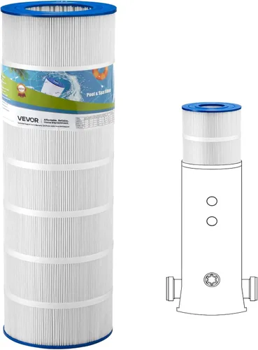 Vista 20 de VEVOR Depósito de filtro de piscina Pro 2026 y elemento para piscinas sobre el suelo y enterradas, sistema limpiador grande de 520-525 pies