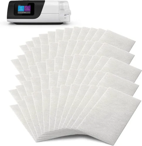 Vista 3 de Paquete de 20 filtros CPAP compatibles con ResMed AirSense 11 – Filtros de repuesto para Airsense 11 CPAP – Recambios de filtro ultrafino desechables