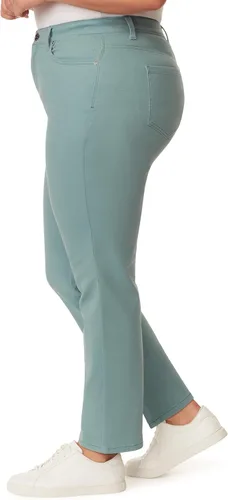 Vista 3 de Gloria Vanderbilt Amanda Classic - Jeans cónicos de tiro alto para mujer Aegean Teal