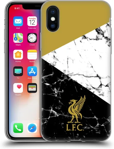 Vista 89 de Oficial LIVERPOOL Football Club 2017/18 Mármol Soft Gel Case para iPhone de Apple 7 Plus/8 PLUS Escudo negro.