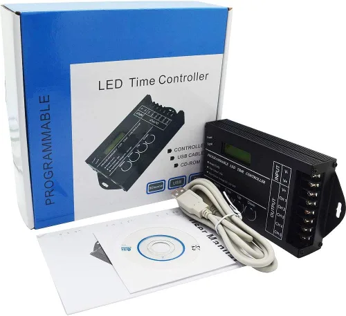 Vista 6 de Controlador de temporizador de luz reguladora, TC420 12V/24V Time Cotrollers temporizadores programables caja digital interruptor luces inteligentes