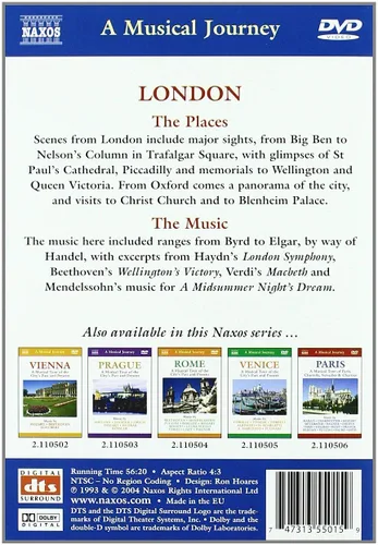 Vista 2 de Naxos Scenic Musical Journeys London A Musical Tour of London and Oxford
