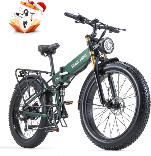 Vista 13 de Electric Bike for Adults 1500W Peak 30 MPH E-Bike 70-140 Mile, 48V 20/40 Ah Removable Battery, 26" Fat Tire Electric Dirt Bike, Full Suspension