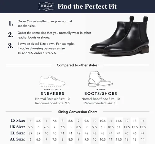 Vista 7 de Thursday Boot Company Duke - Botas Chelsea para hombre.