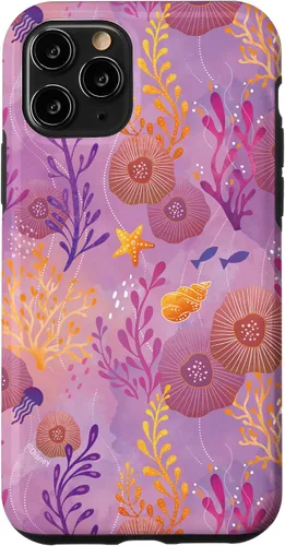 Vista 27 de Funda para iPhone 16 Disney The Little Mermaid Ariel Under the Sea Ambiance
