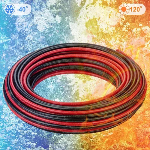 Vista 5 de Cable de extensión fotovoltaico de cobre estañado 8AWG (10 mm²), cable de conexión de panel solar para caravanas al aire libre, lancha automotriz