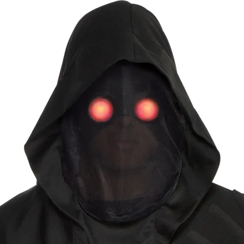 Vista 3 de amscan Glaring Reaper - Juego de disfraz negro para adultos, tamaño estándar para adultos, 1 juego, diseño aterradoramente elegante y único para una