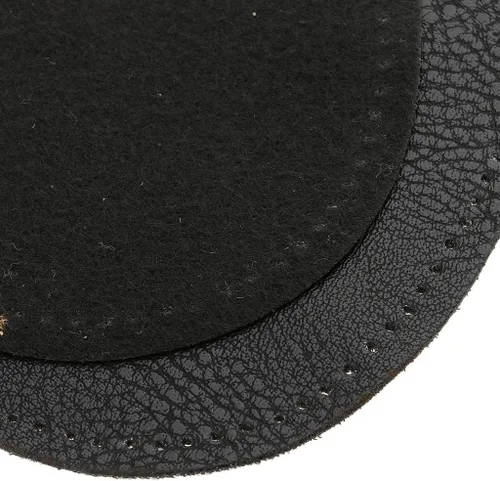 Vista 2 de BeeSpring 2 Piezas De Cuero Pu Parche Coser En Parches Repir Codo Rodilla Para Ropa Accesorios De Ropa - Negro