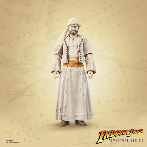 Vista 9 de Indiana Jones and The Raiders of The Lost Ark Adventure Series Sallah, figuras de acción de 6 pulgadas, niños a partir de 4 años