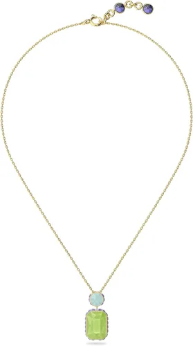 Vista 2 de Swarovski Chroma Crystal Pendant Necklace Collection, Gold Tone Finish Setting