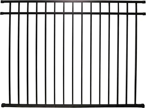 Vista 8 de Kit de puerta de aluminio ciprés Weatherables – Kit de bricolaje para cercas de patio y jardín, hecho con aluminio recubierto de polvo duradero que