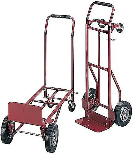 Vista 3 de Safco Products 4086R Camión de mano convertible de servicio pesado, rojo
