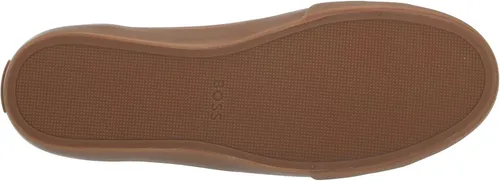 Vista 4 de BOSS Zapatos deportivos de piel con logotipo doble B para hombre