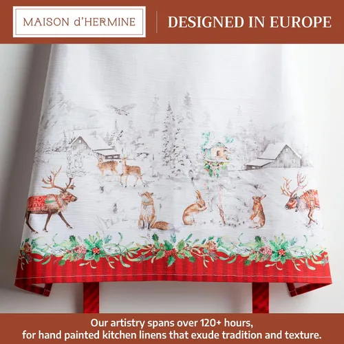 Vista 112 de Maison d' Hermine Delantales para mujer con bolsillo, 100% algodón (27.50 x 31.50 pulgadas)