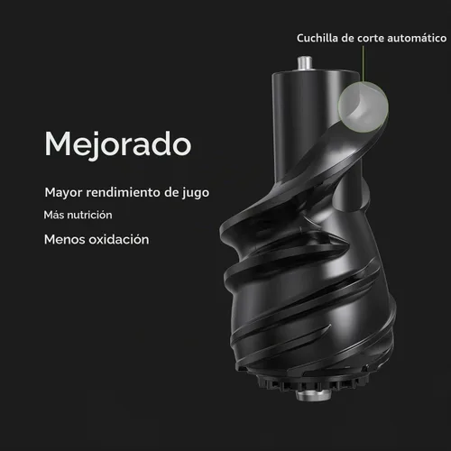 Vista 6 de SIFENE - Exprimidor de apio de prensa fría de 200 W, color gris