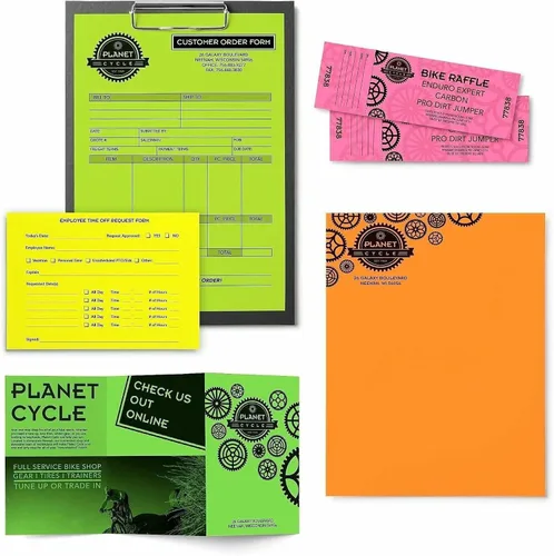 Vista 6 de Papel de colores brillantes, Neenah Astrobrights®, tamaño de papel carta, 24 libras, colores surtidos, resma de 500 hojas