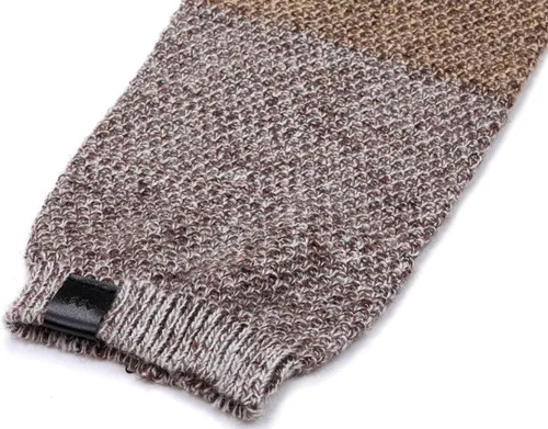 Vista 4 de Marino - Calentadores de piernas largas para mujer, calcetines de invierno de punto alto hasta la rodilla, cerrados en una elegante caja de regalo
