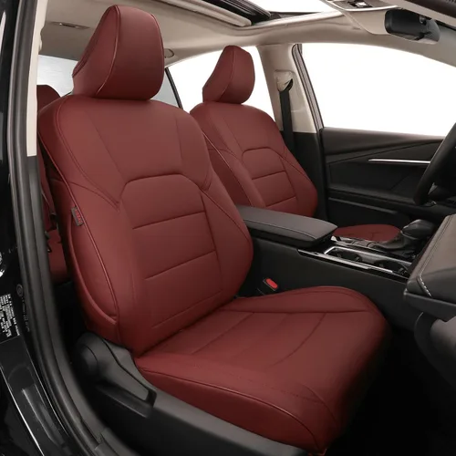 Vista 11 de EKR Fundas de asiento de coche para Toyota Camry 2018-2024 (gas), juego Beige