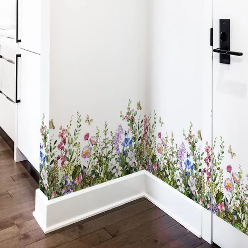 Vista 14 de Calcomanías de Pared de Cactus Boho Calcomanías de Pared de Sol Boho Plantas Tropicales de Cactus Verdes con Pájaros Calcomanías de Pared para Sala