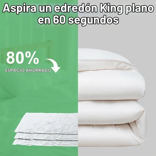Vista 5 de Bomba de vacío eléctrica para bolsas de almacenamiento, compresión rápida de 55 W, universal para bolsas de menos de 1.5 pulgadas, voltaje