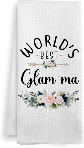 Vista 8 de World's Best Babcia - Toallas de mano para cocina, regalos para abuela de nietos, nietos, día de la madre, Navidad, cumpleaños, toalla de cocina