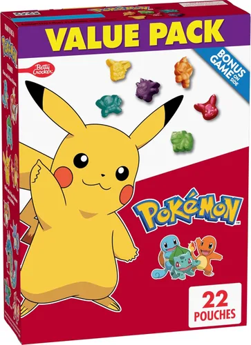 Vista 16 de Pokemon - Snacks con sabor a frutas, 17.6 onzas, 22 bolsas Sin gluten, sin grasa, 80 calorías por porción, sin colores de fuentes artificiales