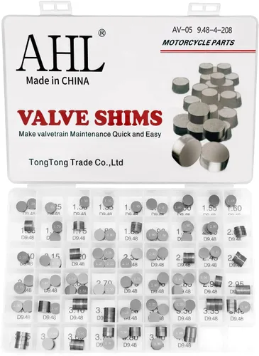 Vista 9 de AHL kit de cuñas de válvula ajustable de 9,48mm O.D. 1,20 mm-4,00 mm de grosor para Honda CRF450R CRF450 R.