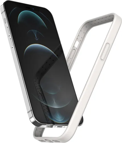 Vista 43 de Funda de silicona líquida para iPhone 12/12 Pro de 6.1 pulgadas, color negro [Absorción de golpes] [Protección de borde elevado]