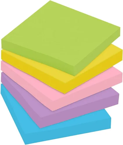 Vista 9 de Post-it 65414AU Post-it Notas, paquete de valor, 3 pulgadas x 3 pulgadas, 14/PK, 100 Sh/Pad, Jaipur