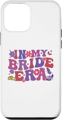 Vista 12 de Funda para iPhone 14 In My Bride Era Groovy Bride Despedida de soltera