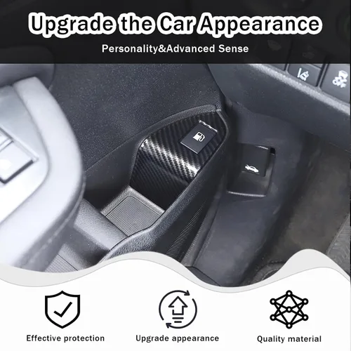 Vista 2 de Marco de botón de interruptor de tapa de depósito de combustible para Honda Pilot 2016-2022/Ridgeline 2017-2023/Passport 2019-2023, accesorios