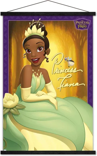 Vista 7 de Trends International Disney - Póster de pared de la princesa y la rana de la princesa Tiana, 22.37 x 34.00 pulgadas, paquete de impresión premium