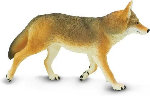 Vista 2 de Safari Ltd. Figura de juguete Coyote – Figura detallada de plástico de 6.5 pulgadas – Divertido juguete educativo para niños, niñas y niños a partir