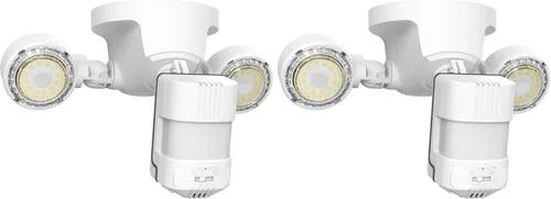 Vista 12 de Luces de seguridad al aire libre con sensor de movimiento SANSI 25W 3000LM 5000K Daylight, Dusk to Dawn, 320° Angle Eave Mount Super Bright for
