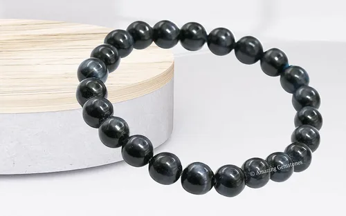 Vista 405 de Amazing Gemstone Crystal Bracelet for Women Men's Gifts - Protection Healing Crystal Bracelet - 8mm Gemstone Beaded Stretchable Bracelet Pulseras
