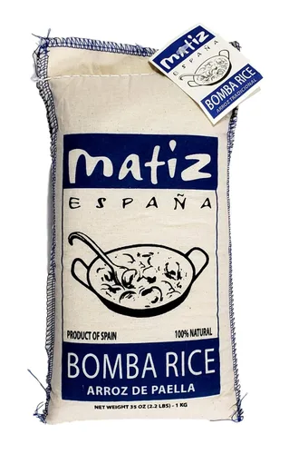 Vista 8 de Matiz Valenciano Premium Bomba Paella Arroz 2.2lbs